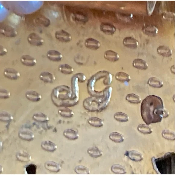 Vintage Cloisonné Pendant on Twisted Faux Pearl Necklace Pale Pink Floral - Picture 8 of 14